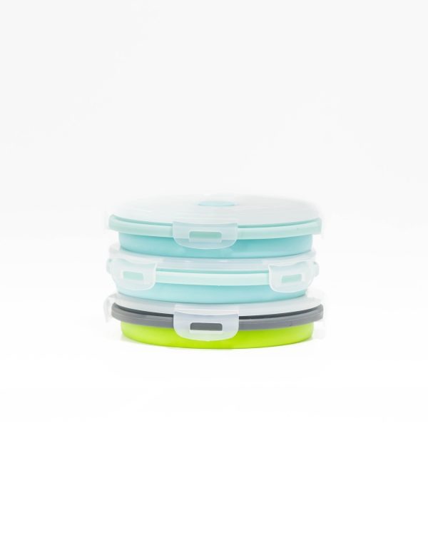 Medium Collapsible Bowl with snap on lid - Image 6