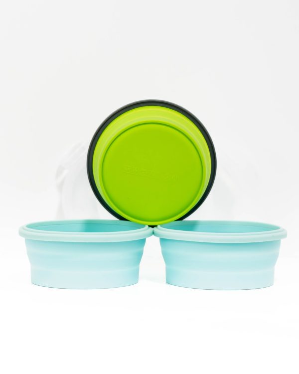 Medium Collapsible Bowl with snap on lid - Image 5